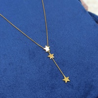 Gargantilha em Ouro 18k com Estrelas