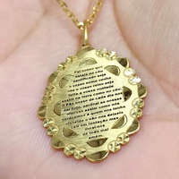 Medalha Ouro 18k Pai Nosso