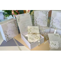 Caixa Padrinhos - Flores Brancas