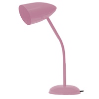 Luminária Flexível De Mesa Para 1 Lâmpada E27 Rosa - JABU