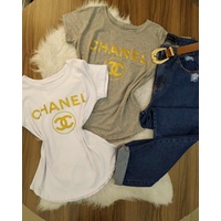 T-shirt Chanel Branca