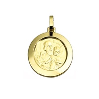 Pingente Medalha São José em Ouro 18K - 288/358 - MICHELETTI JOIAS