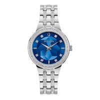 Relógio Bulova Aço Crystal Phantom Mostrador Azul 96L276 - 9... - MICHELETTI JOIAS