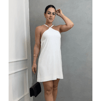 Vestido Viscolinho Lala Off White