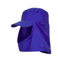 Kit 10 Touca Árabe Brascamp em Helanca Azul Com Aba E Velcro 