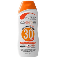 Kit 50 Protetor Solar Nutriex UV FPS 30 Bisnaga 120g 