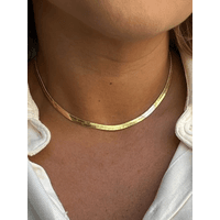 CHOKER FITA BANHADO A OURO