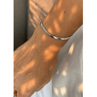 PULSEIRA FITA BANHADO A RODIO BRANCO