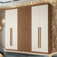 Guarda Roupa Casal 6 Port... - Incasa Móveis