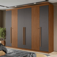 Guarda Roupa Casal 6 Port... - Incasa Móveis