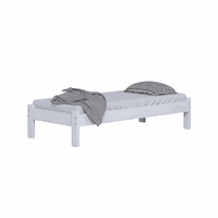 Cama de Solteiro Turca Branca 199cm Nemargi - Incasa Móveis