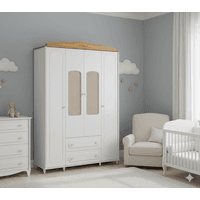 Guarda-Roupa Infantil 4 P... - Incasa Móveis