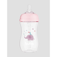 Mamadeira Easy Flow 270ml Elefante Rosa Buba