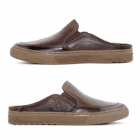 Mule Masculino Laroche Connect em Couro - Café
