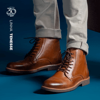 Bota Masculina Laroche Tenesse em Couro - Whisky