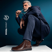 Bota Chelsea Laroche Texas em Couro - Café