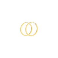 Brinco de Argola Ouro 18K Pequeno 1cm Fio Quadrado - MI19976 - MICHELETTI JOIAS
