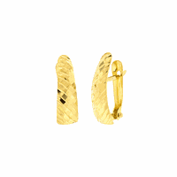 Brinco Feminino de Ouro Amarelo 18K Diamantado - MI22731 - MICHELETTI JOIAS