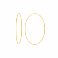 Brinco de Argola Grande Ouro 18K 3,8cm Diâmetro - MI24916 - MICHELETTI JOIAS