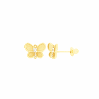 Brinco Borboleta com Brilhante em Ouro 18K - MI15114 - MICHELETTI JOIAS