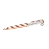 Caneta Swarovski Crystalline Swan Rosé - 5479552 - MICHELETTI JOIAS