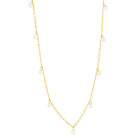 Gargantilha Choker com Pedras Pendentes em Ouro 18K - MI2458 - MICHELETTI JOIAS