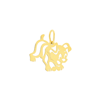 Pingente de Ouro 18K Cachorro Vazado com Bola - MI13367 - MICHELETTI JOIAS