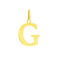 Pingente de Letra G em Ouro 18K - MI22834 - MICHELETTI JOIAS