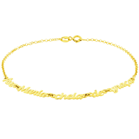 Pulseira Ave Maria Ouro 18K - MI18121 - MICHELETTI JOIAS