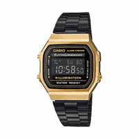 Relogio Casio Vintage Digital A168WEGB-1BDF - A168WEGB-1BDF - MICHELETTI JOIAS