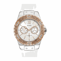 Relógio Guess Feminino Silicone Branco - 92696LPGSGU1 - MICHELETTI JOIAS