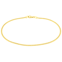 Pulseira de Ouro 18K Malha Groumet Fina - MI18636 - MICHELETTI JOIAS