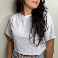 Cropped Branco Katia Cintra - Kátia Cintra