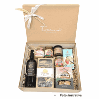 CESTA GOURMET SILVER - CAIXA M KRAFT - (08 ITENS) ... - TERRUÁ ORGÂNICOS