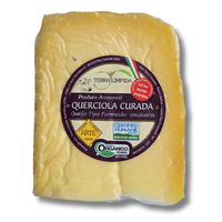 QUEIJO QUERCIOLA TIPO PARMESÃO (PEDAÇO) -TERRA LÍM... - TERRUÁ ORGÂNICOS