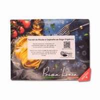 RAVIOLI DE RICOTA E ESPINAFRE AO SUGO ORGÂNICO - P... - TERRUÁ ORGÂNICOS