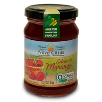 GELEIA ORGÂNICA DE MORANGO - NOVOCITRUS - 275G. - ... - TERRUÁ ORGÂNICOS
