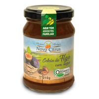 GELEIA ORGÂNICA FIGO COM NOZES - NOVOCITRUS - 210G... - TERRUÁ ORGÂNICOS