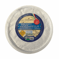 QUEIJO MOZZARELLA ORGÂNICO - TERRA LÍMPIDA - 320G.... - TERRUÁ ORGÂNICOS