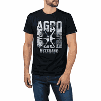 Camiseta Veterano Agronomia Preta
