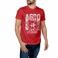 Camiseta Veterano Agronomia Vermelho