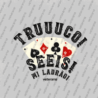 Camiseta Veterano Medalha Truco Branca