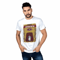 Camiseta Cachaça Branca Veterano