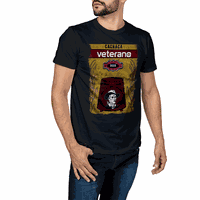 Camiseta Cachaça Preta Veterano