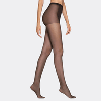 Meia Calça Lisa - Preta Fio 15