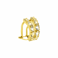 Piercing de Orelha Ouro 18K com Pedras - MI22024 - MICHELETTI JOIAS