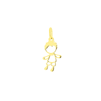 Pingente de Ouro 18K Pequeno Menino - MI20935 - MICHELETTI JOIAS