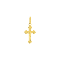 Pingente de Ouro 18K Crucifixo Pequeno Polido - MI21570 - MICHELETTI JOIAS
