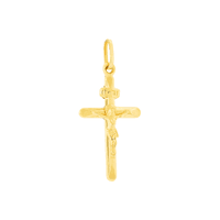 Pingente Crucifixo Ouro 18K Pequeno - MI19586 - MICHELETTI JOIAS