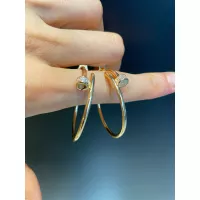 Brinco Argola Prego Zircônia Lesprit 6011637 Doura... - LESPRIT BIJOUX FINAS